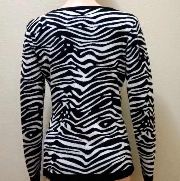 Red Sweaters Red Zebra Sweater Poshmark
